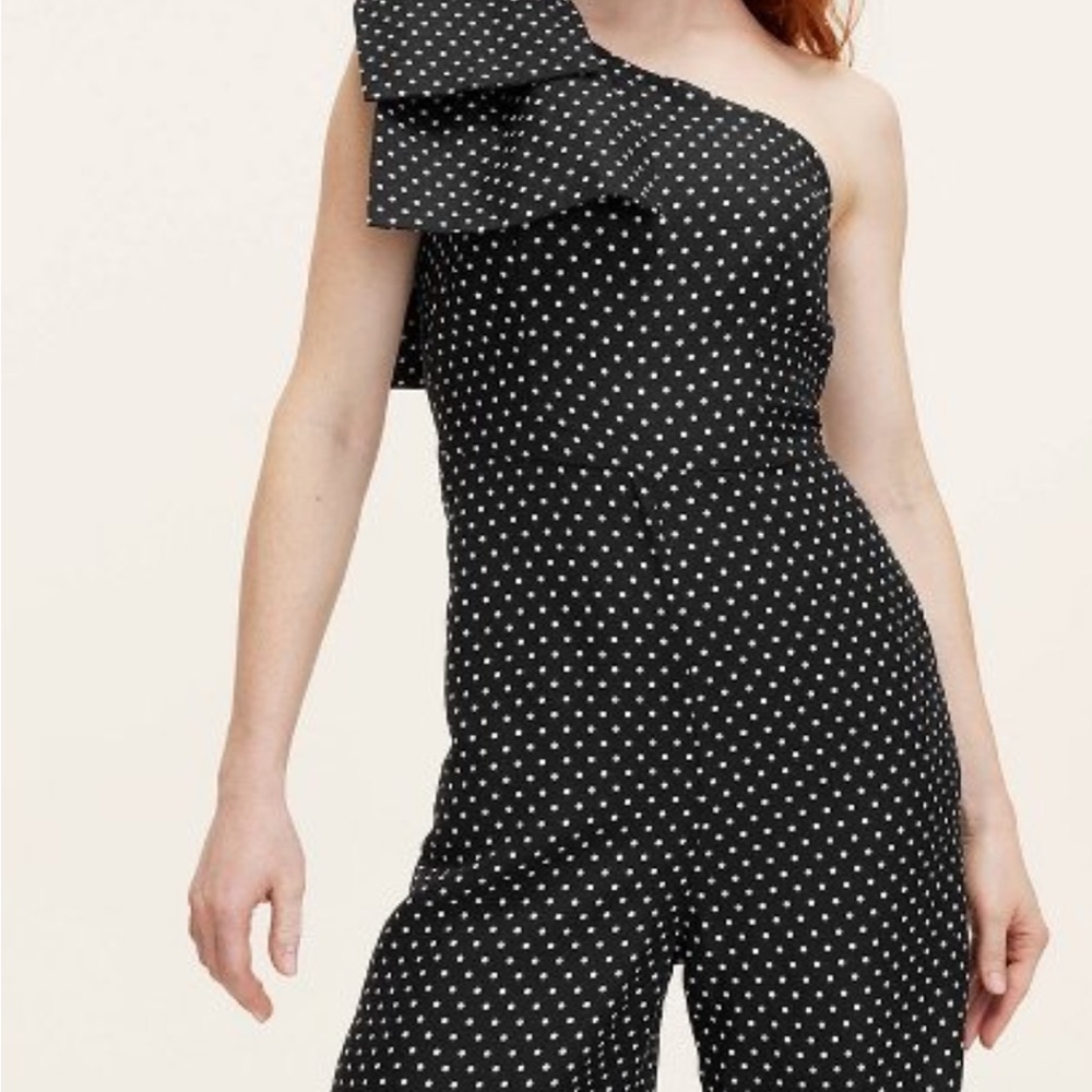 TARGET x KATE SPADE NWT Black and White One-Shoulder Jumpsuit